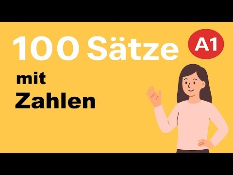 100 German Sentences with numbers (A1) | Read-Along Practice for Beginners