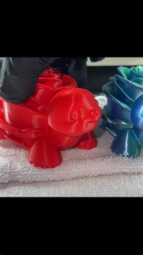 🌹🐢 Meet the magical turtle with a rose shell! 🌹🐢 ✨ Add whimsy and elegance to your space with our unique designs. 💚 Choose from glow-in-the-dark filament, dual colors, silk filament, and solid bold colors! 🌟 Available now at South Texas 3D Works—grab yours and let the charm shine! 🎁 Special Offer: Spend $20 by February 14th and get a free random Valentine’s Day gift! #TurtleLove #RoseShell #UniqueDecor #SouthTexas3DWorks #ValentinesSpecial