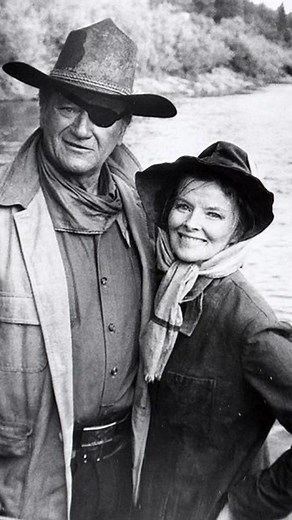 Rooster Cogburn, 1975. #JohnWayne #KatharineHepburn #RoosterCogburn #TrueGrit #fyp #viral