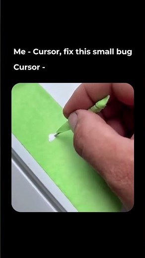 I asked Cursor to fix a "small bug" | Coding with AI | Programmer Life #shorts