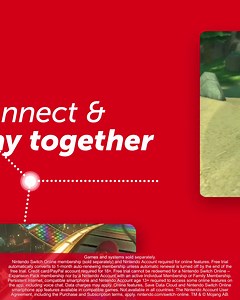 It's more fun to play with friends! Connect from anywhere with a Nintendo Switch Online membership. Free trial available! | Nintendo Switch