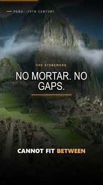 The Inca built a royal city on a mountain ridge, then abandoned it. The Spanish conquerors never fou