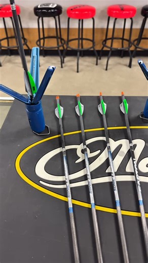 Archery Shoppe | Archery is for Everyone on Instagram: "HELICALS! Custom AZ EZ Fletch Left! These jigs make it EZ to get the helical on your vanes that you’re looking for! #archery #vanes #arrows #custom"