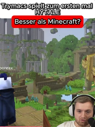 Trymacs erstes mal HYTALE...👀🔥 #trymacs #minecraft#twitch #clips #fyp