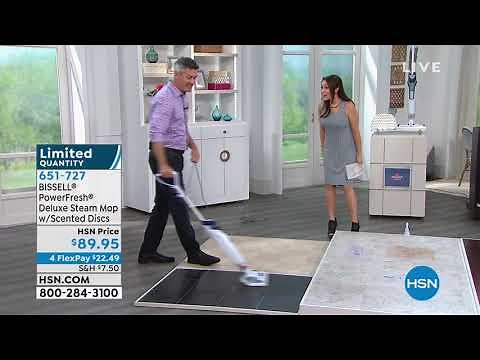 BISSELL PowerFresh Deluxe Steam Mop with Scented Discs