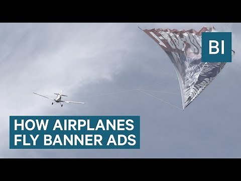How Airplanes Fly Those Giant Banner Ads — It's More Dangerous Than You Think