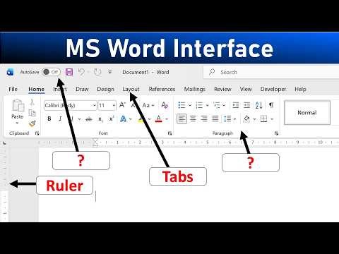 MS Word Interface Explained for Beginners | Parts of Microsoft Word Tutorial (Hindi)