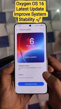 Oxygen OS 16 Latest Update Release improve system stability #shorts #oneplus #viral #2026 #newupdate