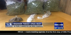 16 arrested after drug bust in Madison Parish