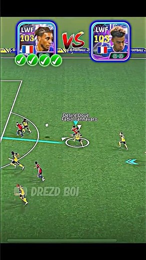 One is blitz curler one is please curler | Olise vs Doué Challenge 💀… #efootball2026 #edit