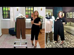 Susan Graver Multiples French Terry Crop Pants on QVC