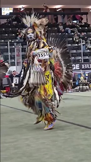 Mens traditional 🪶dancer Josh Bear #indigenous #powwow #traditional #dance #culture #nativeamerican