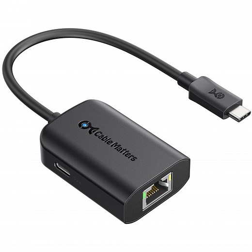 USB-C to Ethernet Adapter with Power Delivery