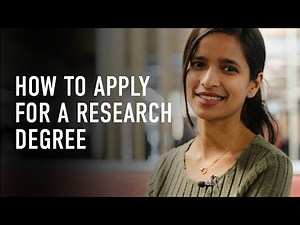 How to Apply for a Research Degree