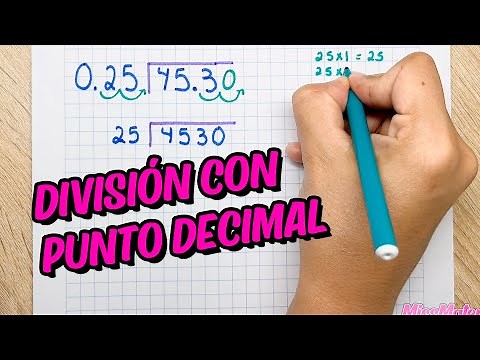 División con Punto Decimal Muy Fácil