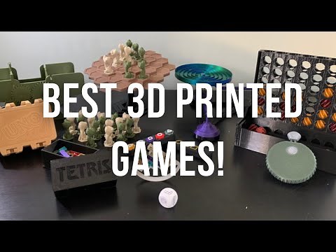 Best 3D PRINTED Games You Need!