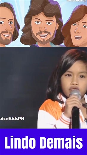 Criança cantando música de Bee Gees, de forma espetacular. Essa geração ainda tem jeito! | Enamorado - amor e poesia