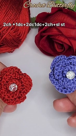 27K views · 483 reactions | Very fast and cute crochet ring #crochet #tutorial #accessories #knitting | Crochet Butterfly | Facebook