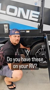 Pro tip: USE wheel chocks. We prefer the X-chock style. Not only do they keep your rig from rolling it will also help limit front to back rocking when setup. If you don’t have them check out our Amazon storefront 🔗 n bio. #rvtips #rvhacks #rvsetup #rvlifeclub #rvtools #rvlivin | Interstate Ingrams