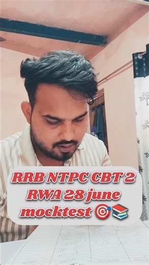RWA 28 june NTPC CBT 2 mocktest 🎯📚💯‼️ #ntpc #ntpccbt2 #ntpc_exam