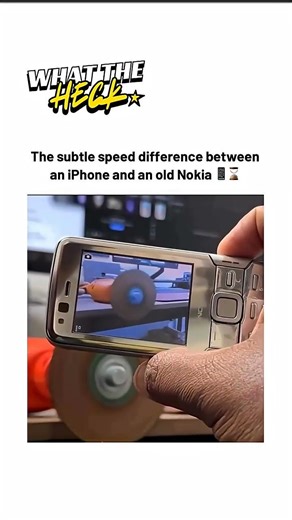 iPhone vs Nokia — milliseconds matter ⚡📱