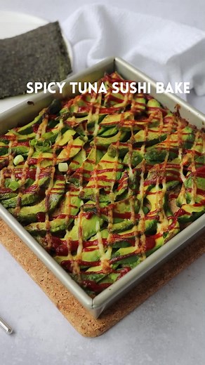 Delicious Easy Spicy Tuna Sushi Bake Recipe