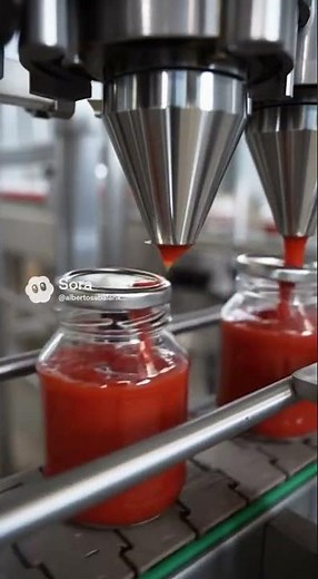 Tomato Paste Factory | Realistic Conveyor-to-Jar Processing Line