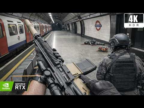 They Killed SAS Soldier in Subway Station | Realistic Ultra Graphics Gameplay(4K60fps) Call of Duty