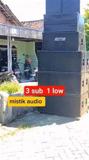 3 box subwoofer 1 box low mistik audio #diy #tutorial #audio #soundsystem #dangdut