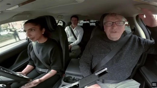Bill Gates rides a self-driven car, says it will take over…