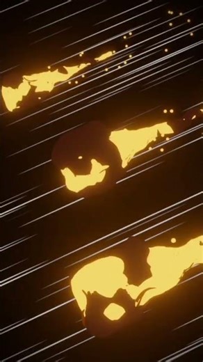 Anime Fireball Explosion in Space | Made in Blender 3.6 in 1 Hour #shorts