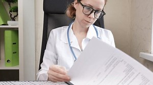 Doctor Fills Out Medical Documents Recording Stock Footage Video (100% Royalty-free) 3484808119 | Shutterstock