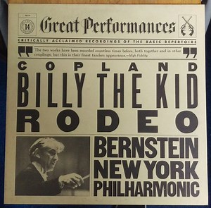 Copland - Bernstein, New York Philharmonic - Billy The Kid / Rodeo