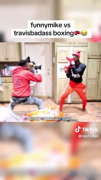 Funny Mike vs Travis Badass Boxing Match Highlights