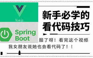 计算机答辩突击第三季，手把手教你搭建SpringBoot项目、教你几招看代码的技巧。代码逻辑无从看起？可能是技巧不对！SpringBoot Vue MySQL