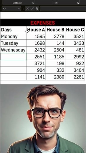 FILL HANLDE IN EXCEL #excelshortcuts #quiz #exceltips
