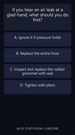 CDL GENERAL KNOWLADGE - #24 QUIZ QUESTION