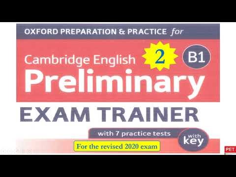 PET B1 Preparation - Listening Practice Test 14 with ANSWERS
