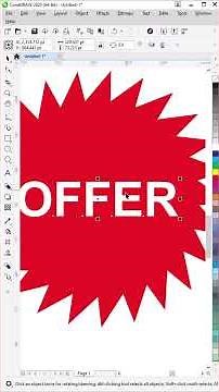 DHAMAKA OFFER DESIGN IN COREL DRAW USING POLYGON TOOL