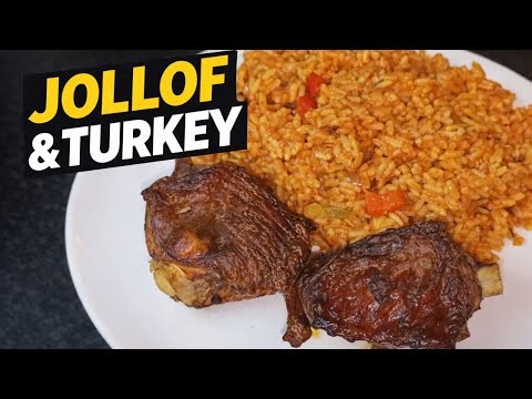Nigerian Jollof Rice & Turkey | Soft, Fluffy & Tasty Every Single Time
