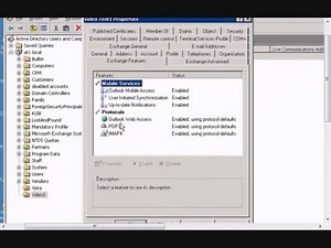 Enable or disable Outlook Web Access in Active Directory