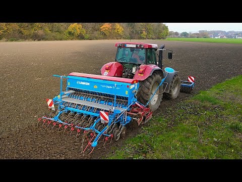 Weizen Sähen mit LEMKEN Saphir 7 und CASE CVX 1135 | 2022 4K