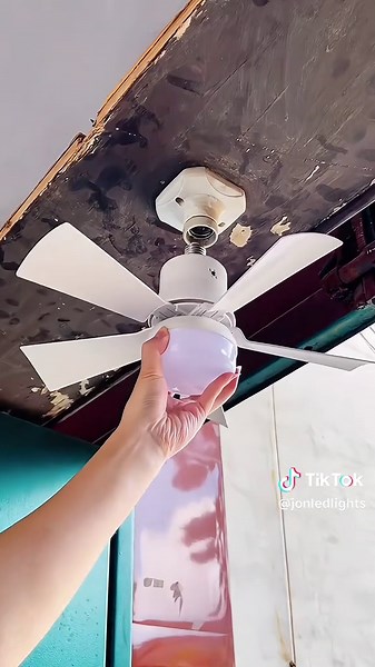 Socket Ceiling Fan Light with #ledlights #ceilingfan #electric #led #trending