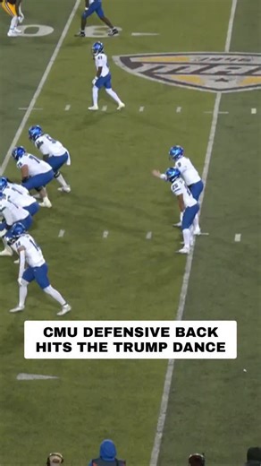 10K views · 638 reactions | CMU defensive back, Elijah Gordon, secures the 5th turnover for the Chippewas and then hits the Trump Dance 藍 #FireUpChips  | The Detroit Line | Facebook