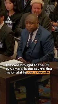Myanmar Rohingya genocide case begins at International Court | AJ #shorts