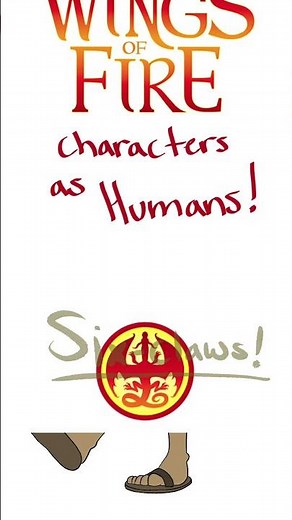 Wings Of Fire Characters as Humans | Six-claws