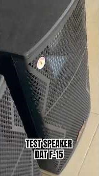TEST SPEAKER DAT F-15 (15inch)