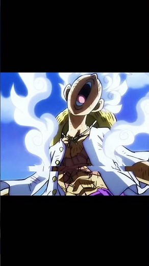 LUFFY GEAR 5 AURA: Peak of Conqueror's Haki! ☁️🔥 #viralshort #onepiece