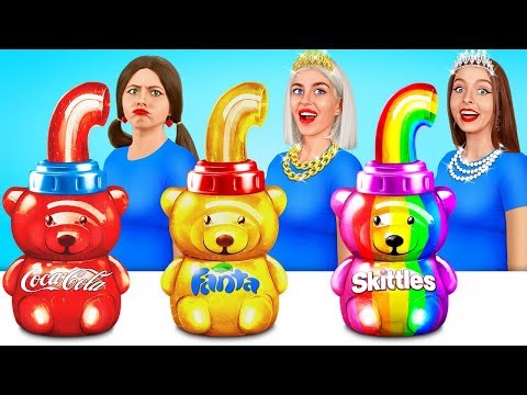 Rich vs Poor vs Giga Rich Challenge | Eating Rich vs Broke Food Battle by MEGA GAME