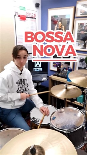 Less Talk, More Drums on Instagram: "How to play a bossa nova beat on drums in under 45 seconds 🥁. . #bossanova #drumuniversity #learndrums #latindrummer #drummerlife"